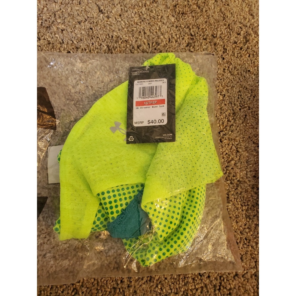 NWT Women's Lot Of 3 Under Armour Tank Top Shorts, Iron Paradise Sz XS, S Small - Picture 6 of 6